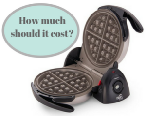 how much should a good waffle maker cost